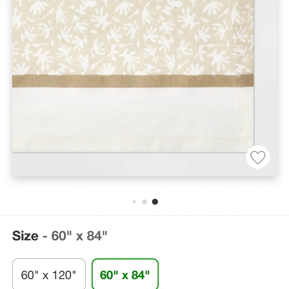 Studio McGee Threshold 60” x 84” Adorable table cloth. NWT!